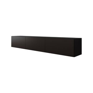 Meubella TV-Meubel Bonzo - Mat Zwart - 180 cm