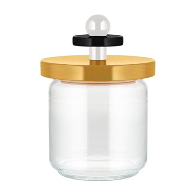 Alessi Voorraadpot Twergi - ES16/75 1 - Geel - ø 12 cm / 750 ml - door Ettore Sotsass