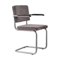 Zuiver Ridge Rib armstoel Grey