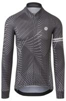 AGU Nocturnal Lines Fietsshirt Lange Mouwen Performance Heren - Grijs - S