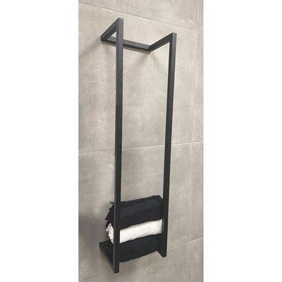Handdoek rek Loft | Wandmontage | 95 cm | Gunmetal