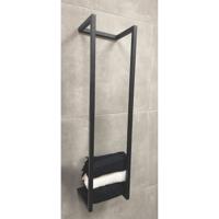 Handdoek rek Loft | Wandmontage | 95 cm | Gunmetal