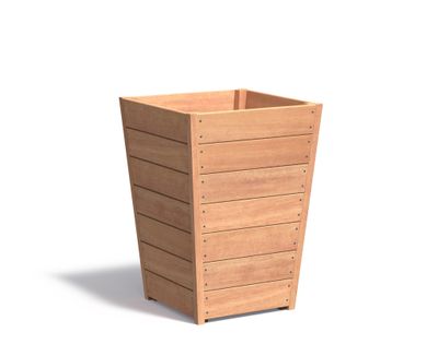 Hardhouten plantenbak TAP 70x70x99cm.
