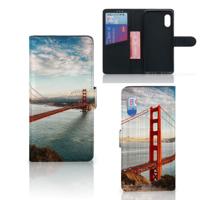 Samsung Xcover Pro | Flip Cover | Golden Gate Bridge