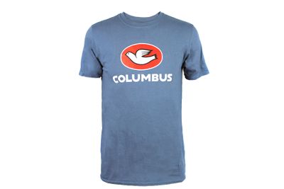 Cinelli Columbus Steel T-shirt Blauw Cinelli Columbus Steel T-shirt Blauw