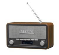 Denver DAB Radio met Bluetooth - Digitale Radio – Retro Radio – DAB+ / FM Radio - DAB18 – Hout - thumbnail