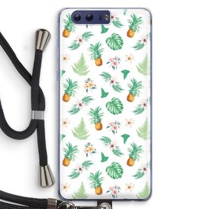 Ananas bladeren: Honor 9 Transparant Hoesje met koord