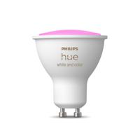 Philips Lighting Hue LED-lamp 871951433988000 Energielabel: G (A - G) Hue White & Col. Amb. GU10 Einzelpack 350lm GU10 4.3 W Warmwit tot koudwit Energielabel: