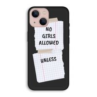 No Girls Allowed Unless: iPhone 13 Biologisch afbreekbaar hoesje