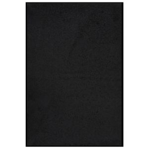 VidaXL Deurmat 80x120 cm zwart