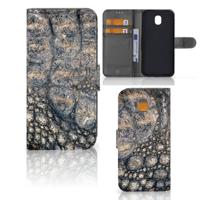 Samsung Galaxy J5 2017 | Telefoonhoesje | Met pasjeshouder | Krokodillenprint