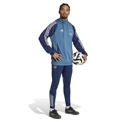 adidas Arsenal Track Trainingspak Hooded 2025-2026 Blauw Donkerblauw Wit