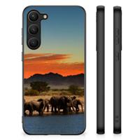 Samsung Galaxy S23 Plus Dierenprint Telefoonhoesje Olifanten