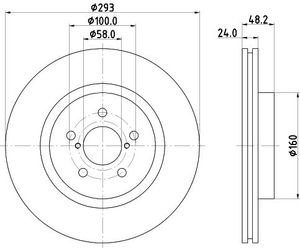 Remschijf PRO 8DD355134221