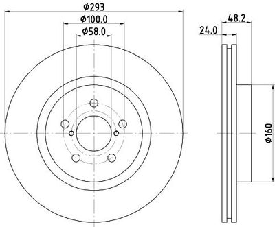 Remschijf PRO 8DD355134221