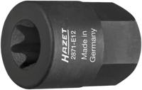 HAZET Turbocompressor/pijpbochtstuk dopsleutel 2871-E12 · 17 mm buitenzeskant · Buiten-TORX®-profiel · SW E12