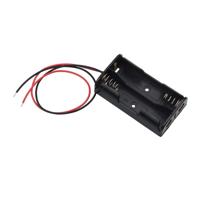 10 stuks AA grootte macht batterij opbergdoos houder voor 2 x AA batterijen zonder dekking