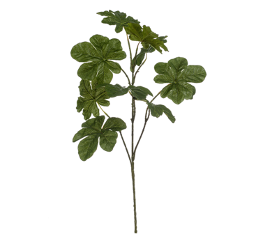 Fig leaf spray green 90 cm kunstbloem zijde nepbloem - Emerald