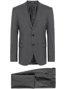 Emporio Armani costume en laine vierge - Gris
