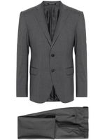 Emporio Armani costume en laine vierge - Gris