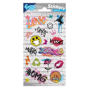 Totum Stickervel graffiti