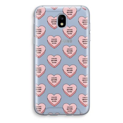 Chicks before dicks: Samsung Galaxy J5 (2017) Transparant Hoesje