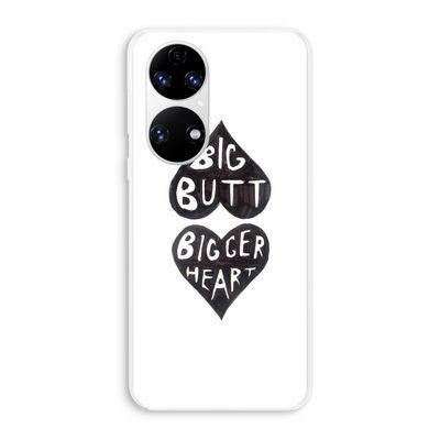 Big butt bigger heart: Huawei P50 Transparant Hoesje