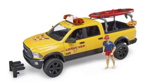 Bruder Bruder Dodge RAM 2500 Reddingsbrigadeauto met strandwacht