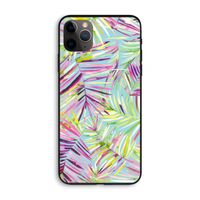 Tropical Palms Blue: iPhone 11 Pro Max Biologisch afbreekbaar hoesje