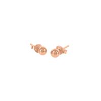 Karma Oorbellen Ball 3 mm | Rosé