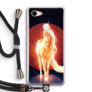 Last Unicorn: Pixel 3 Transparant Hoesje met koord