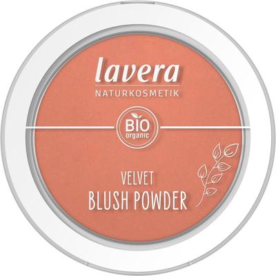 Lavera Velvet blush powder rosy peach 01