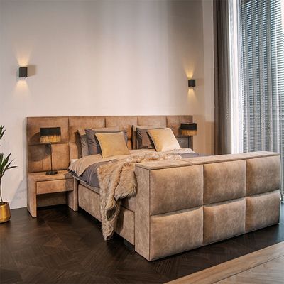 Dekbed Discounter Boxspringset Stor 200 x 210 cm, Accessoires: Inclusief TV-Lift(+€799,99)