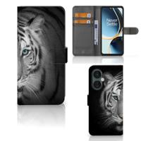 OnePlus Nord CE 3 Lite | Telefoonhoesje | Met pasjeshouder | Tijger