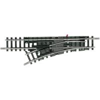 N Minitrix rails T14951 Wissel, Links 24 ° 194.6 mm 1 stuk(s) - thumbnail