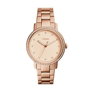 Horlogeband Fossil ES4288 Roestvrij staal (RVS) Rosé 16mm