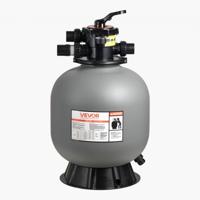 VEVOR zandfilter, 500 mm filtertank, 189,3 l/min zandfiltersysteem, filtertank met 7-weg meerwegklep, terugspoel-, spoel-, recirculatie-, afvalwater-, winter- en gesloten modus, voor bovengrondse zwembaden.