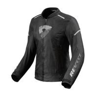 REV'IT! Sprint H2O Lady, Textiel motorjas dames, Zwart Wit