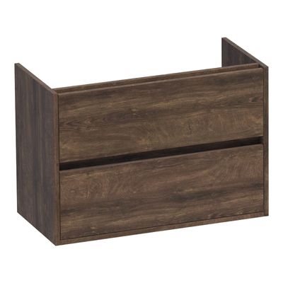 Badkamermeubelset NEXXT Small 80cm Burned Bark
