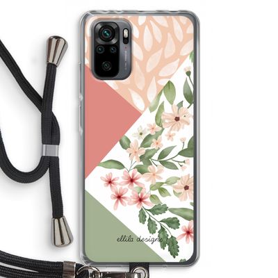 Sweet heaven geometrics: Xiaomi Redmi Note 10 Pro Transparant Hoesje met koord
