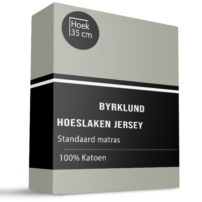 Hoeslaken - Jersey Katoen Stretch - 90x200 cm - Keuze Uit Meerdere Kleuren - Byrklund - Dekbed-Discounter.nl