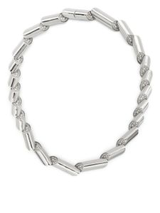 Lanvin Sequence crystal-embellished choker necklace - Argent