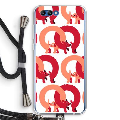 Dogs: Honor 10 Transparant Hoesje met koord