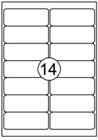 Etiket quantore 99.1x38.1mm 210st | 20 stuks