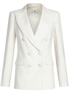 ETRO blazer croisé à revers pointus - Blanc