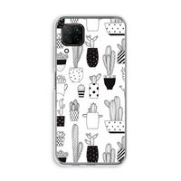 Cactusmotief: Huawei P40 Lite Transparant Hoesje