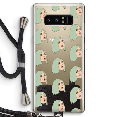 King Kylie: Samsung Galaxy Note 8 Transparant Hoesje met koord