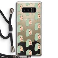 King Kylie: Samsung Galaxy Note 8 Transparant Hoesje met koord