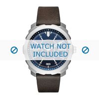 Horlogeband Diesel DZ1787 Leder Donkerbruin 22mm
