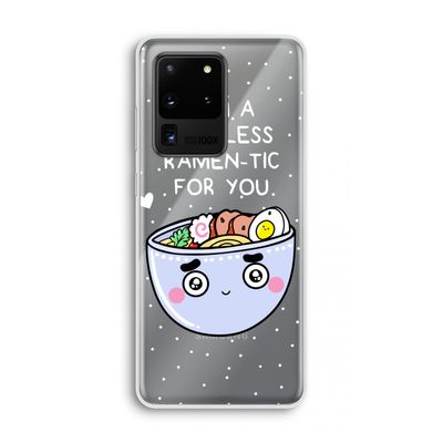 I'm A Hopeless Ramen-Tic For You: Samsung Galaxy S20 Ultra Transparant Hoesje